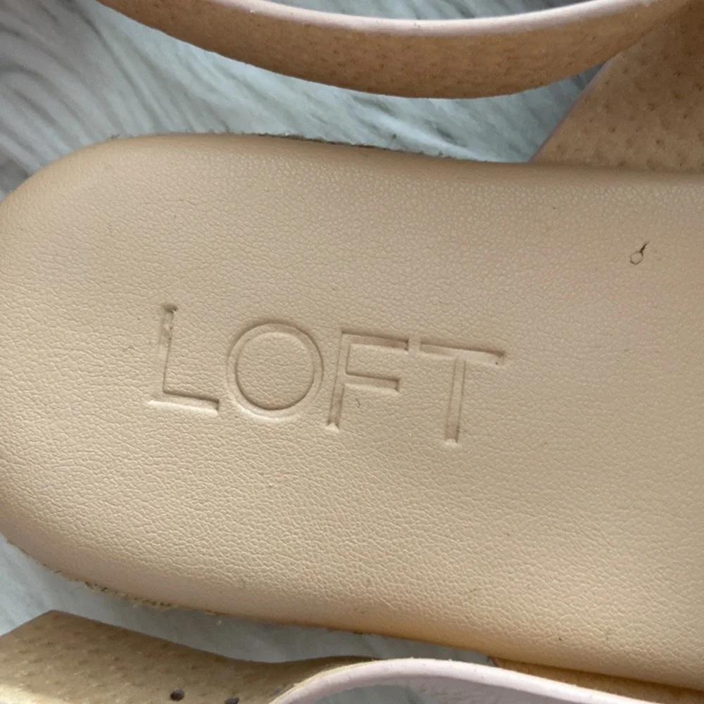 LOFT Women's Tan Sandals size 6.5 BNWOT see all photos